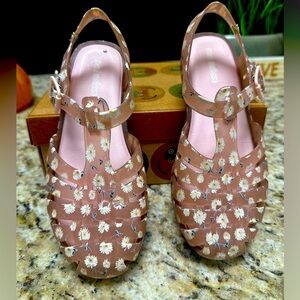Mini Melissa Pink Transparent sandals Size 2